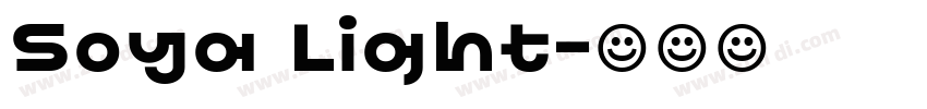 Soya Light字体转换